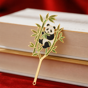 Marcadores de Lectura de Metal Esmaltado Personalizados Vibrantes con Anillo de Salto para Regalos de Biblioteca - Product Image 3