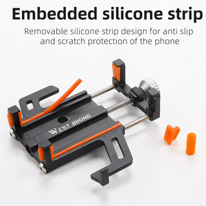 WEST BIKING nouveau Design cinq griffes moto <span class=keywords><strong>vtt</strong></span> vélo support de téléphone élargi et rehaussé vélo vélo support de téléphone portable - Product Image 3