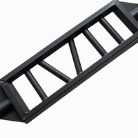 Barre de musculation multi-prise en acier creux, design ergonomique pour les poignets, prise neutre pour développé couché et entraînement de force