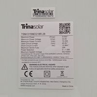 Panneau solaire double vitrage Trina Vertex S+ TSM-NEG18R.28 490-520 Watt, modules photovoltaïques monocristallins de type N 500W 510W 520W