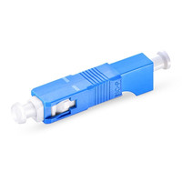 Conector de fibra óptica SC/UPC macho a LC/UPC hembra adaptador de fibra óptica SC LC acoplador óptico híbrido