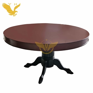 YH 8 Players Customised Wooden Round Poker <strong>Table</strong> - Product Image 5