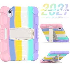 8.3 Inch Hard Plastic Trendy Colorful Protective <strong>Case</strong> for iPad Mini 6/A17 Pro Shockproof and Rugged Cover - Product Image 2