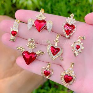 Perhiasan keagamaan perawan Mary jimat liontin Guadalupe Yesus Kristen kudus perhiasan liontin Aksesori grosir - Product Image 3