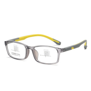 Jamie 8023 Rectangle Plano Lenses TR90 Soft Silicone Frames Ultralight Anti-Slip Children's Eyeglasses Frame - Product Image 4
