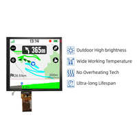 Solution de simulateur de vol personnalisée, module LCD 8,8 pouces, résolution 768x768, écran LCD IPS carré