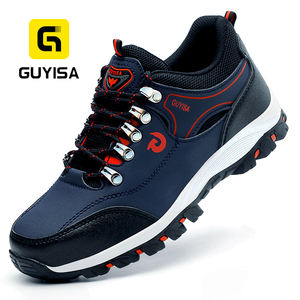 गुयसा फैक्ट्री का सबसे ज्यादा बिकने वाला हल्का और आरामदायक एंटी-स्मैश और एंटी-पंक्चर सांस सुरक्षा कार्य जूते - Product Image 1
