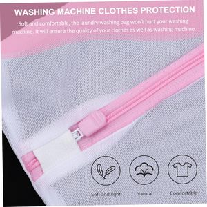 Sacs de lavage protecteurs pour lingerie et vêtements, en maille polyester avec fermeture éclair, tailles assorties, organisateur de vêtements - Product Image 4