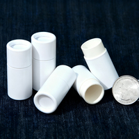 Tube en papier écologique recyclable pour baume à lèvres, déodorant, parfum solide, huile essentielle, emballage kraft personnalisé biodégradable