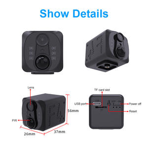 كاميرا هوبي إنتركوم مزدوجة 3MP واي فاي صغيرة للرؤية الليلية IP67 ، وكشف الحركة في الساعة - Product Image 5