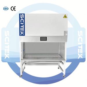Cabinet de sécurité biologique certifié CE SCITEK Classe II A2 en acier inoxydable pour utilisation en laboratoire hospitalier et scolaire - Product Image 2