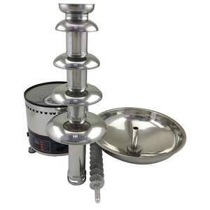 <span class=keywords><strong>Fontaine</strong></span> à cascade de <span class=keywords><strong>chocolat</strong></span> électrique à 5 niveaux en acier inoxydable à usage commercial bon marché - Product Image 5