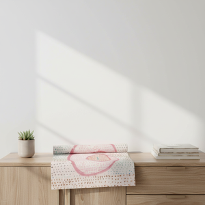 Abstract Pink Printed <b>Canvas</b>: Blossoming Modern <b>Wall</b> Art,ROLLED POSTER - Product Image 3