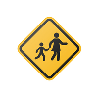 Panneau Stop Portable avec Poignée, Panneau de Vitesse Lente, Panneaux Fléchés pour le Contrôle du Trafic, Garde de Passage, Chantier