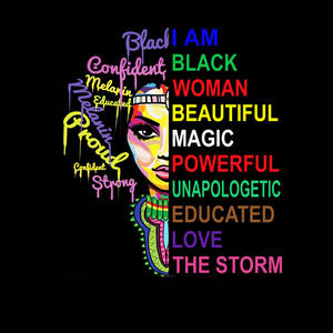 2023 Moda Afro Girl Impresión de transferencia de calor Película de plastisol Precio barato - Product Image 6