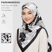 Foulard carré en fausse soie en gros pour femme, 110x110cm (45 pouces), Hijab musulman, châle de mode, couvre-tête, logo personnalisé OEM ODM 1014