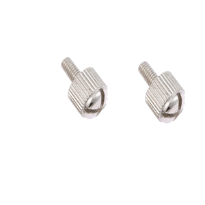 Cá nhân hoá Nickel-plated Bạc Hướng dẫn sử dụng vít thắt chặt vít phi tiêu chuẩn Knurled Tùy chỉnh hình bầu dục đầu làm bằng nhôm Metric - Product Image 6