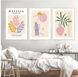 Affiches murales abstraites florales modernes <span class=keywords><strong>Matisse</strong></span>, impressions d'images <span class=keywords><strong>Matisse</strong></span> beige pour le salon, décoration murale <span class=keywords><strong>de</strong></span> la maison - Product Image 3