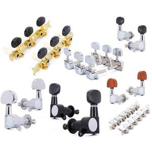 Manopola di corda per chitarra elettrica completamente chiusa in lega di zinco con pomello a corda per strumento musicale per chitarra - Product Image 1