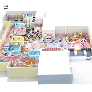 Terrain de jeux intérieur personnalisé pour tout-petits à bas prix jeux pour enfants attrayants certifié CE maison de jeu pour heureux