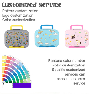 Lonchera Bento Personalizada <span class=keywords><strong>con</strong></span> Logotipo <span class=keywords><strong>de</strong></span> 1200 ml para Niños, Contenedor <span class=keywords><strong>de</strong></span> Alimentos <span class=keywords><strong>con</strong></span> Asa, Lonchera Escolar <span class=keywords><strong>de</strong></span> Plástico Libre <span class=keywords><strong>de</strong></span> BPA - Product Image 3