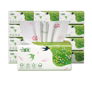 Mouchoirs en papier Zhennuo 5 plis, épaissis, double usage (sec et humide), adaptés à la famille et à la maison - Product Image 3