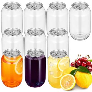 Latas de PET con Logotipo Personalizado, Transparentes, de Plástico, 200ml, 330ml, 500ml, 650ml, Grado Alimenticio, para Refrescos, Cerveza, Té - Product Image 1
