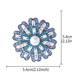 Broche de Aleación con Forma de Flor para Mujer - Regalo para Fiestas y Bodas - Product Image 2