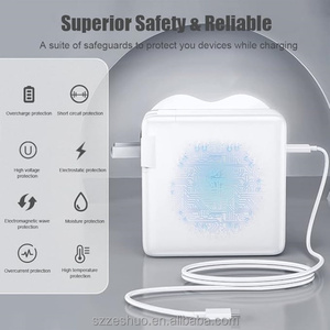 Adaptador de corriente de cargador <span class=keywords><strong>USB</strong></span> <span class=keywords><strong>C</strong></span> de 61W para <span class=keywords><strong>MacBook</strong></span> <span class=keywords><strong>Pro</strong></span> 13 12 pulgadas para <span class=keywords><strong>MacBook</strong></span> Incluye cable de carga de la red. - Product Image 3