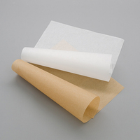 Feuille de cuisson jetable en silicone, non blanchie, taille personnalisée, non collante, 12x16 pouces, 40x60 cm, papier sulfurisé