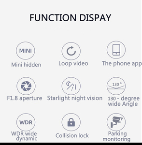 Không Có Màn Hình <span class=keywords><strong>Mini</strong></span> <span class=keywords><strong>USB</strong></span> Ẩn 1080P Full HD Xe <span class=keywords><strong>DVR</strong></span> Dash Cam WiFi Camera 130 Độ Không Dây Điện Thoại Di Động Kết Nối - Product Image 2