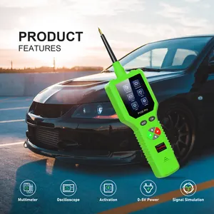 Power Probe TopDiag P100 Pro Clamshell Car Automotive Diagnostic Tool Digital Volt Meter AC/DC Current Resistance Circuit Tester