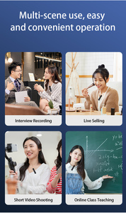 Micro Không Dây Điện Thoại Di Động 80 Mét Phạm Vi Truyền Âm Thanh Cho Điện Thoại Di Động Chip Card Âm Thanh Vs Dji Mic - Product Image 5