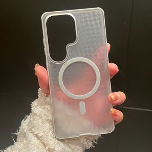 Funda Translúcida con Atracción Magnética y Acabado Esmerilado Antideslizante para Samsung S23 S24 S25 S26 Ultra A17 A36 A56 - Product Image 3