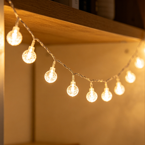 Best-selling Long-lasting Indoor LED <strong>Light</strong> in Warm White with Small White Spheres, 4.5V Battery Pack, - Product Image 1