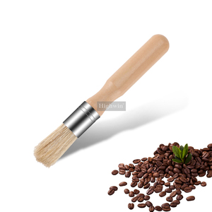 Accessoires de café HIGHWIN <span class=keywords><strong>Brosse</strong></span> de nettoyage en poudre pour moulin à café avec manche en bois - Product Image 2