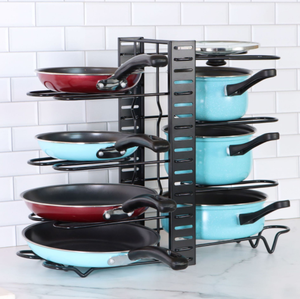 Organisateur de casseroles et poêles réglables à 5/8 niveaux pour l'organisation et le stockage de la cuisine avec 3 méthodes de bricolage - Product Image 3