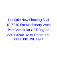 Nouvelle Offre Spéciale : Joint Flottant 1P-7249 pour Pièces d'Usure de Machines Caterpillar CAT Moteur 3304 3208 3204 Tracteur D3 D8H D8K D9G D9H