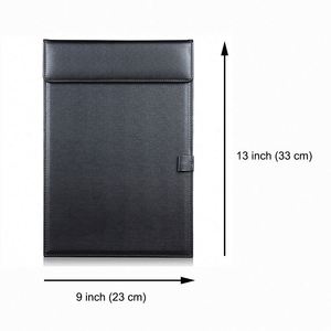Custom Logo Office Document Folder A4 PU Leather <b>Clipboard</b> with Pen Holder for Corporate Meeting - Product Image 2
