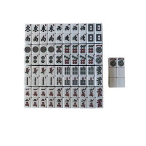 American <b>Mahjong</b> <b>Set</b> 30mm 166Pcs Digital Panda Pattern For Cross Border Wholesale - Product Image 2