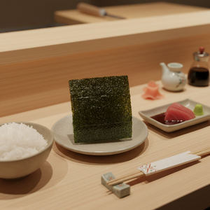 Nori séché et grillé de qualité <span class=keywords><strong>C</strong></span> pour <span class=keywords><strong>sushi</strong></span>, 10 feuilles/paquet |   Prêt à consommer pour les magasins de proximité et la préparation de sushis à la maison - Product Image 1