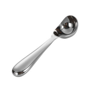 304 Stainless Steel <b>Ice</b> <b>Cream</b> <b>Spoon</b> Set 2 Pieces Dishwasher Safe Solid Color Fruit Scoop <b>Spoons</b> For Household Use - Product Image 3