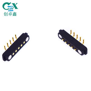 CZX 2.5mm 피치 자석 90 도 직각 벤드 커넥터 스프링 장착 충전 데이터 전송 5 핀 마그네틱 커넥터 - Product Image 1