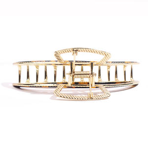 Pinces à cheveux grandes et antidérapantes, cadre en alliage, insert en acétate, style français tendance, pinces à cheveux unisexes pour un usage quotidien, personnalisables - Product Image 3