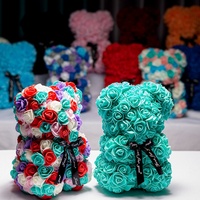 Cadeaux de Noël coloré Rose petit ours PE pour toujours Rose ours anniversaire cadeaux de mariage avec boîte-cadeau