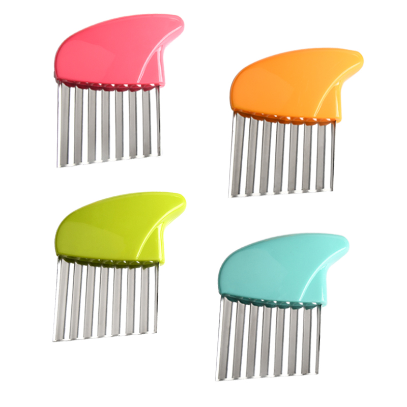 Лидер продаж Amazon, кухонный волнистый мерцающий резак из нержавеющей стали, резак для торта, резак для картофеля, кухонные гаджеты для картофеля 2023