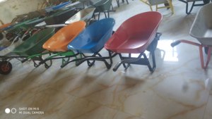 Chariot <span class=keywords><strong>de</strong></span> Jardin Multifonctionnel pour Extérieur, Chariot <span class=keywords><strong>de</strong></span> Plage et <span class=keywords><strong>de</strong></span> Pêche avec Plateau pour l'Escalade, le Jardinage et le Camping, Chariot à Roues en Métal Durable - Product Image 3