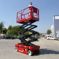 Plateforme élévatrice à ciseaux automotrice certifiée CE 4m 6m 8m 10m 12m 14m pour levage, homologuée CE, plateforme élévatrice électrique