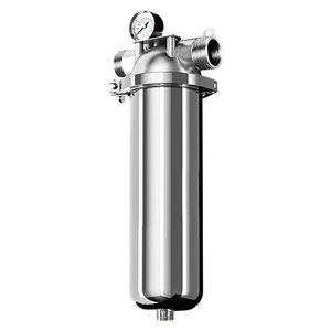 Grande flusso 304 acciaio inox Pre-filtro per tutta la casa manuale depuratore di acqua di rubinetto per il centro domestico depuratori d'acqua - Product Image 1