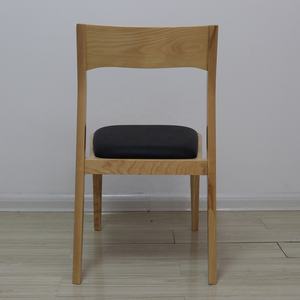 Bằng Gỗ Bắc Âu Ánh Sáng Sang Trọng Khách Sạn Cafe Da Bọc Ghế Ăn Stackable - Product Image 4